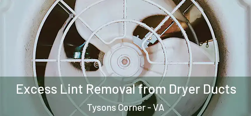 Excess Lint Removal from Dryer Ducts Tysons Corner - VA